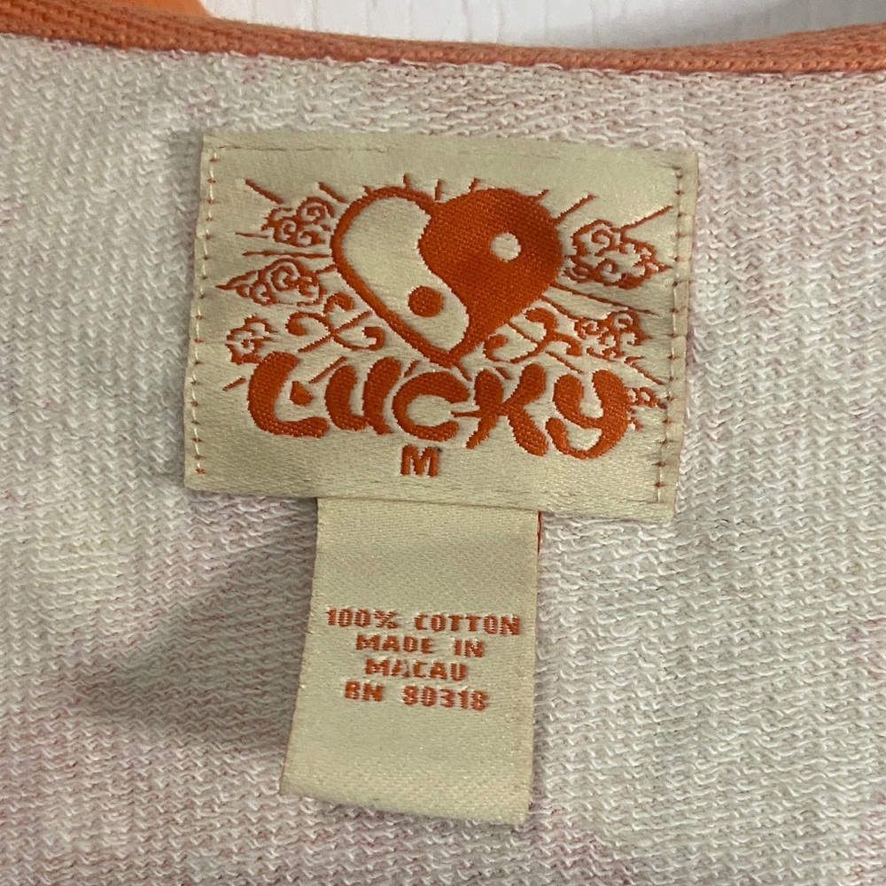 Vintage Lucky Brand Hooded Sweatshirt - Picture 2 of 3